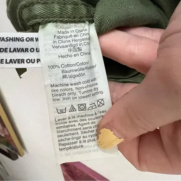 Madewell Claremont Drawstring Army Green Jacket - Picture 7 of 8